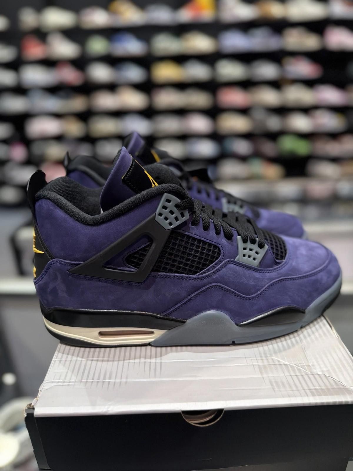 Jordan Brand Air Jordan 4 Retro Lakers "Imperial Purple" FV5029-500 (13) Size US 13 / EU 46 - 3 Thumbnail