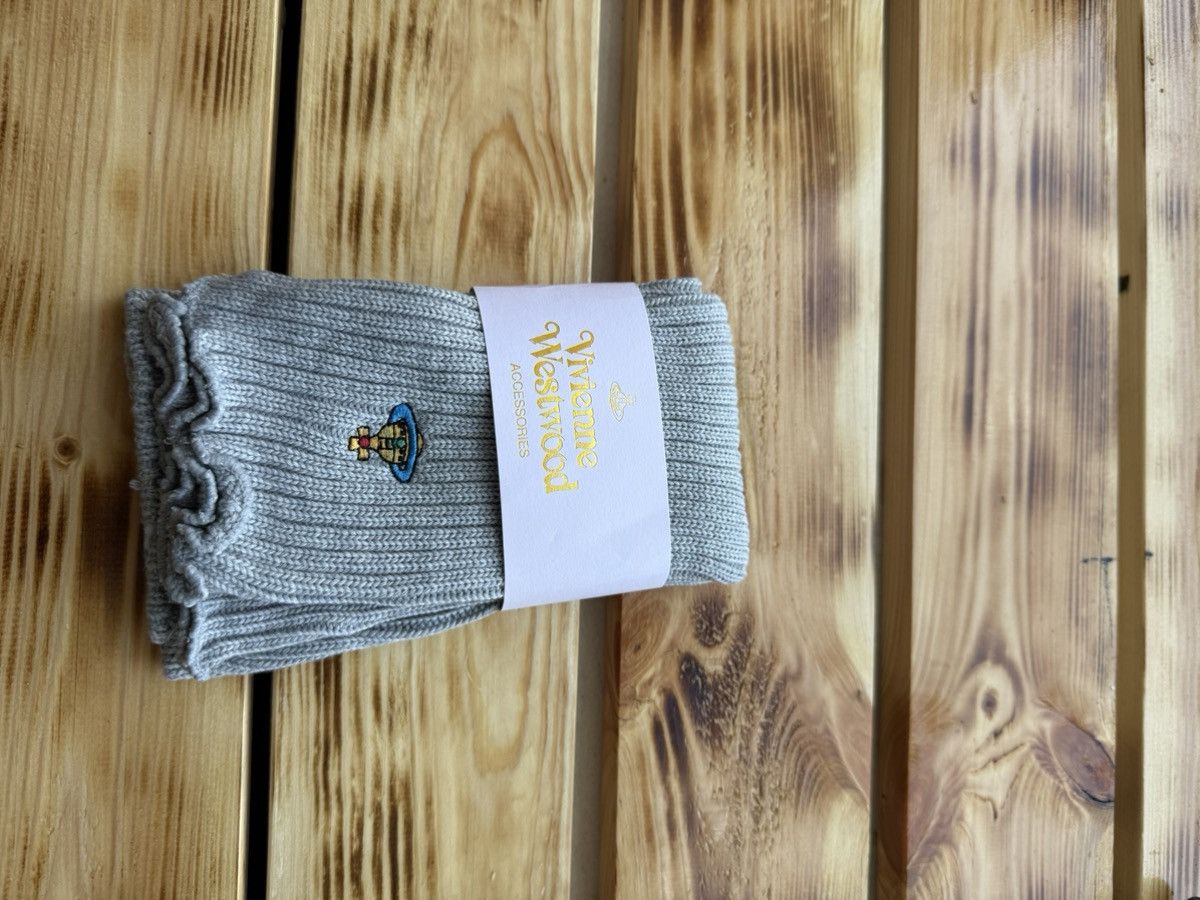 Vivienne Westwood NWT Archive Vivienne Westwood Japan Luxury Orb Logo Socks Size ONE SIZE - 5 Thumbnail