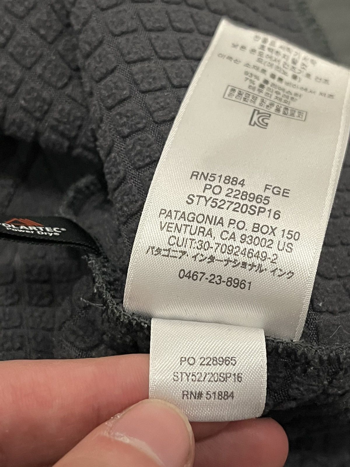 Patagonia × Vintage Patagonia polar tech fleece lightweight jacket Size US L / EU 52-54 / 3 - 8 Thumbnail