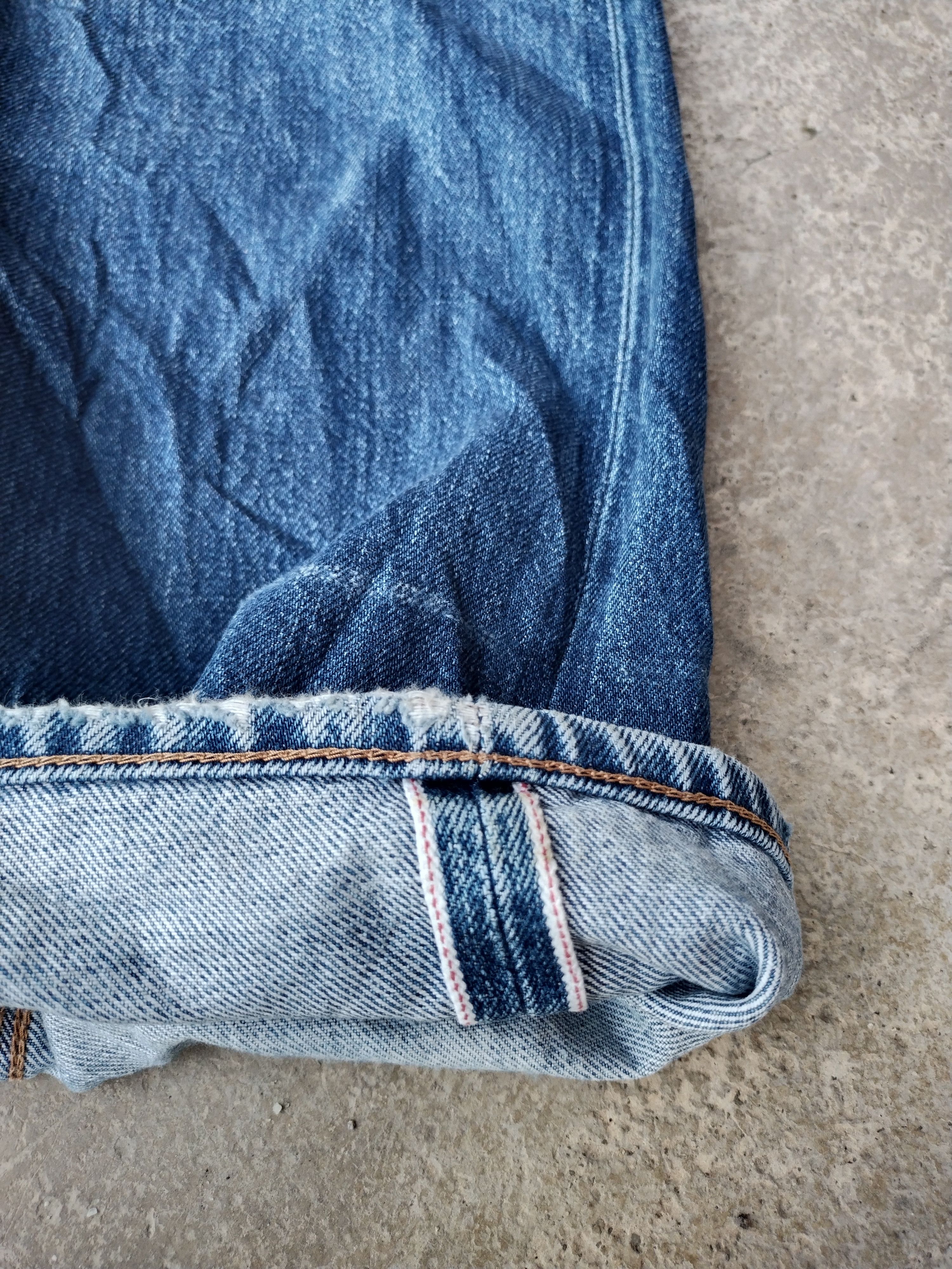 Stussy Vintage Stussy Selvedge Distressed Jeans RARE Punk Size 36" / US 14 / IT 50 - 11 Thumbnail