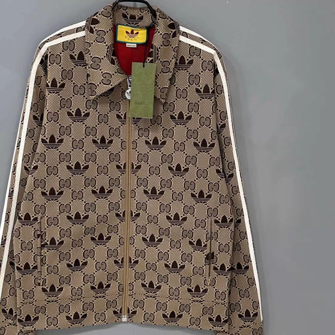 Gucci adidas x Gucci Logo All Over Print Jacket Size US M / EU 48-50 / 2 - 2 Thumbnail