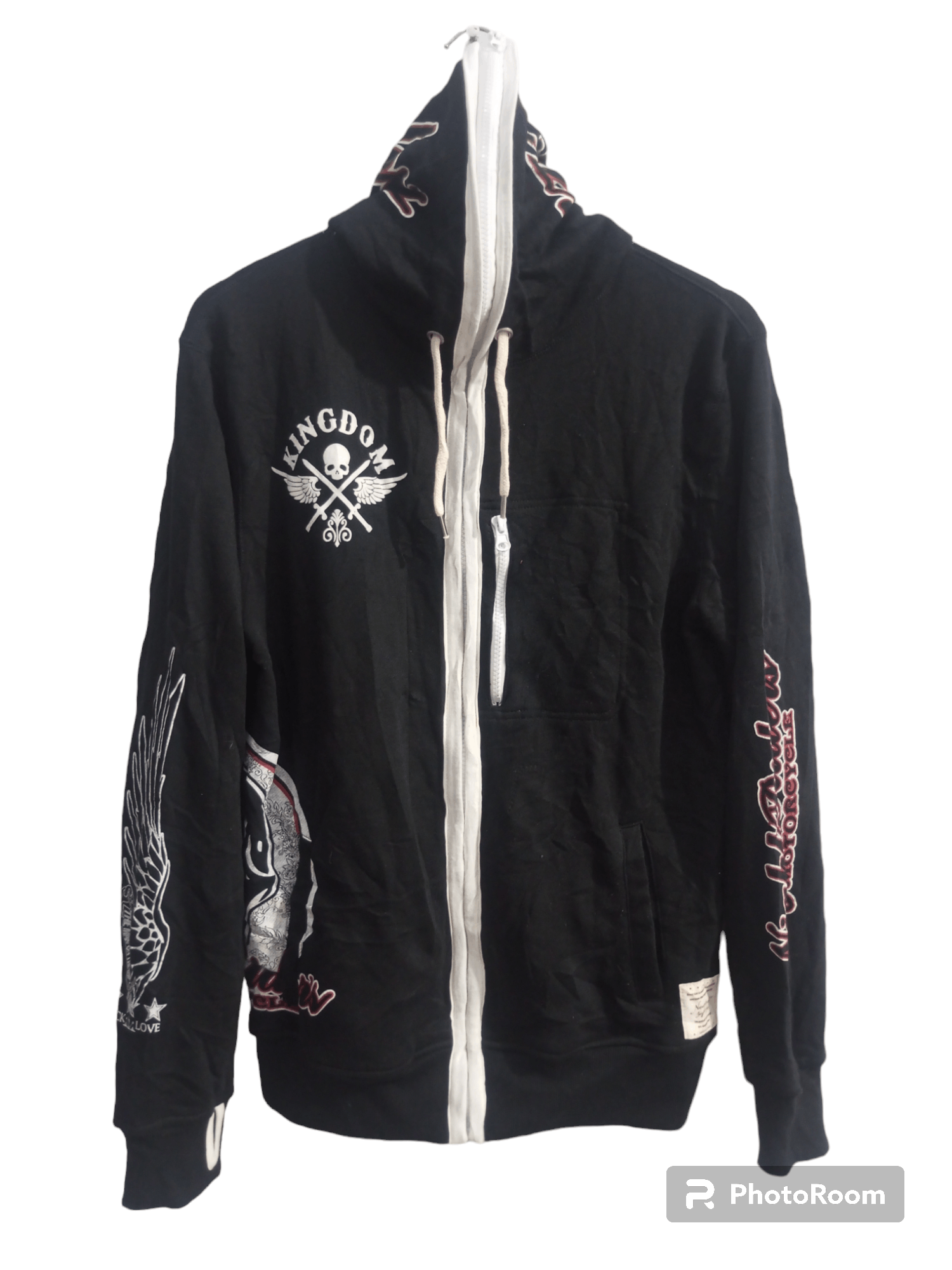 If Six Was Nine Neutral Invinity Night Riders Motorcycle full zipper Hoodie Size US L / EU 52-54 / 3 - 2 Thumbnail