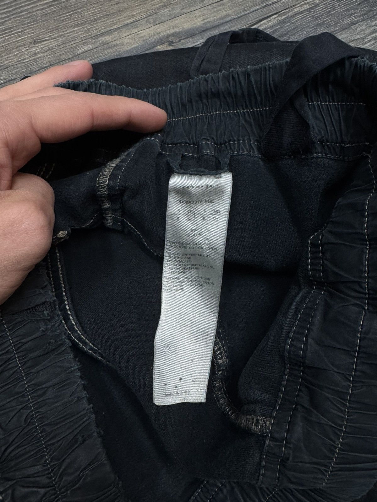 Rick Owens Drkshdw Rick Owens Waxed DRKSHDW Creatch Pants Size US 32 / EU 48 - 4 Thumbnail