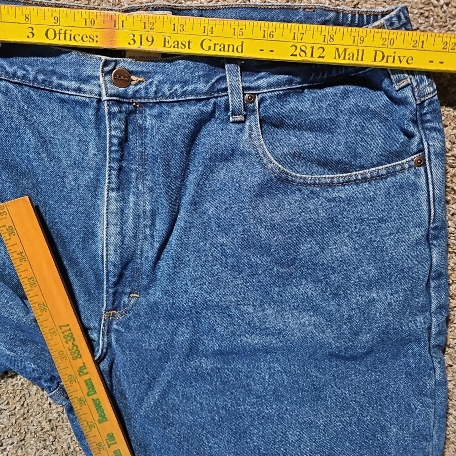 L.L. Bean L.L. Bean Comfort Waist Flannel Lined 42x29 Jeans Size US 42 / EU 58 - 3 Thumbnail