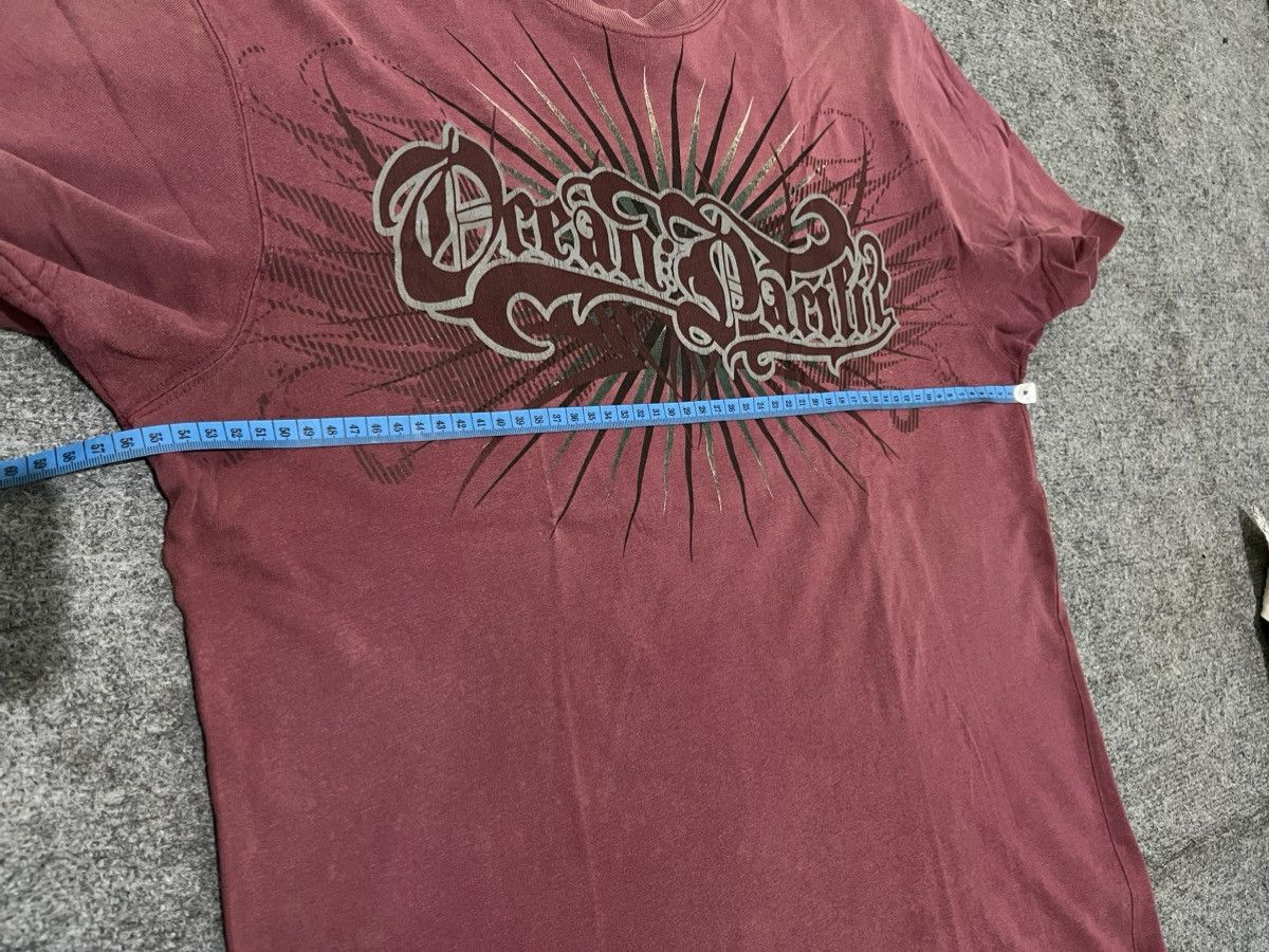 Ocean Pacific OP T-shirt Maron graphic Grunge Style Vintage Y2k Size US L / EU 52-54 / 3 - 9 Thumbnail