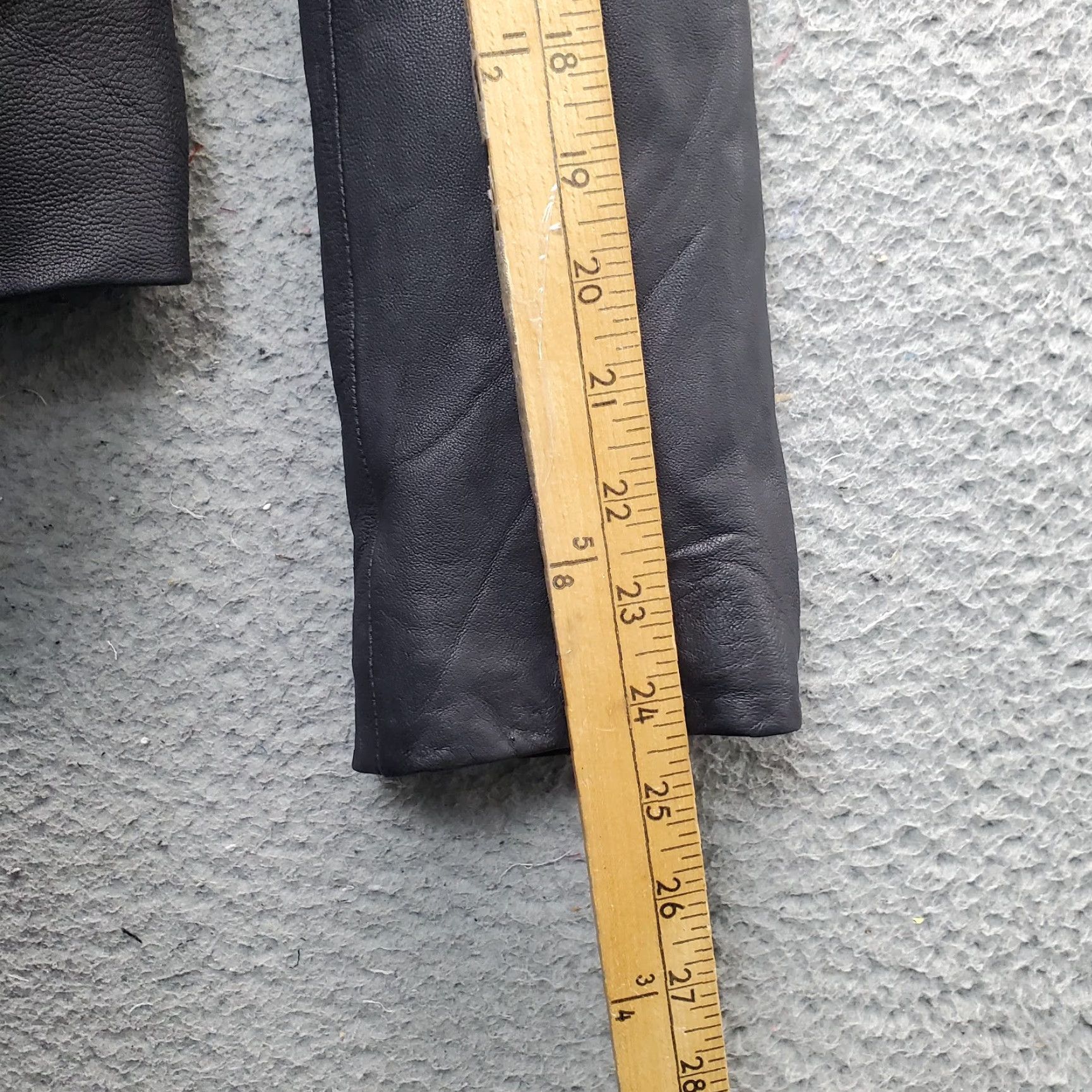 Vince Vince Biker Jacket Women Large Black Faux Leather Lined Slit Sleeve Zip Clipside Clip Zip Biker Jacket Women Size L Size L / US 10 / IT 46 - 5 Thumbnail