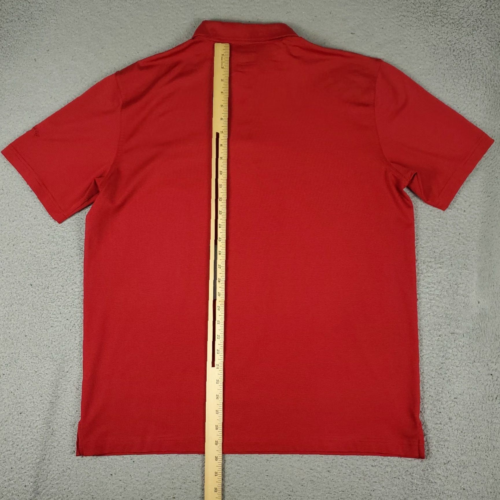 Callaway Callaway Polo Shirt Mens Size Large Red Striped Opti Dri Fit Golf Short Sleeve Size US L / EU 52-54 / 3 - 4 Thumbnail