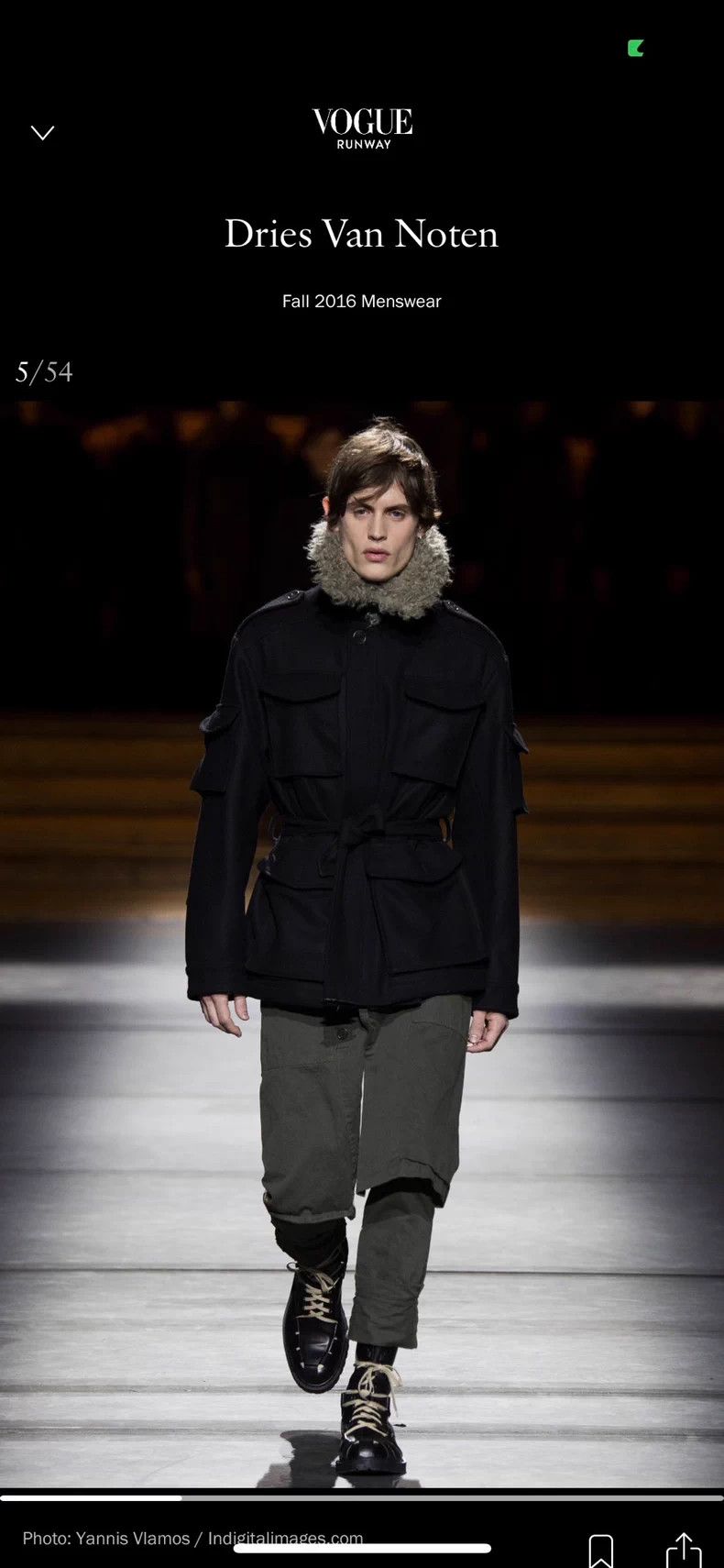 Dries Van Noten 2016FW Wool Coat