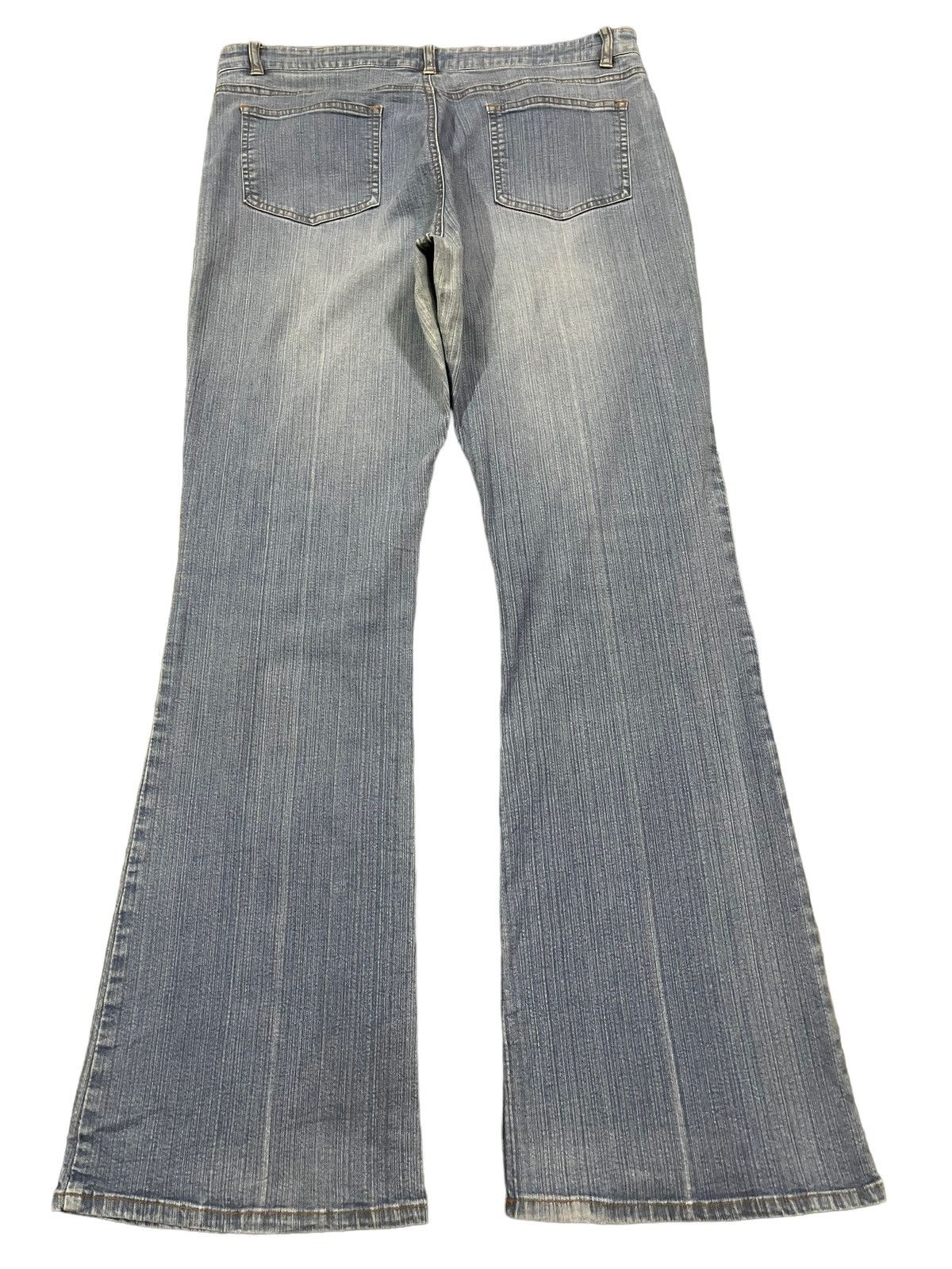 14th Addiction Vintage Japanese Brand Blue Wash Style Bootcut Jeans Size US 33 - 2 Thumbnail