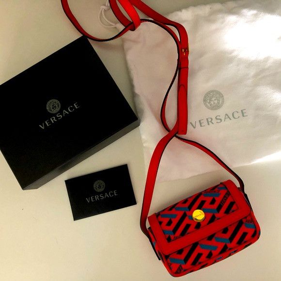 Versace Versace La Greca Signature Mini Bag Size ONE SIZE - 1 Thumbnail