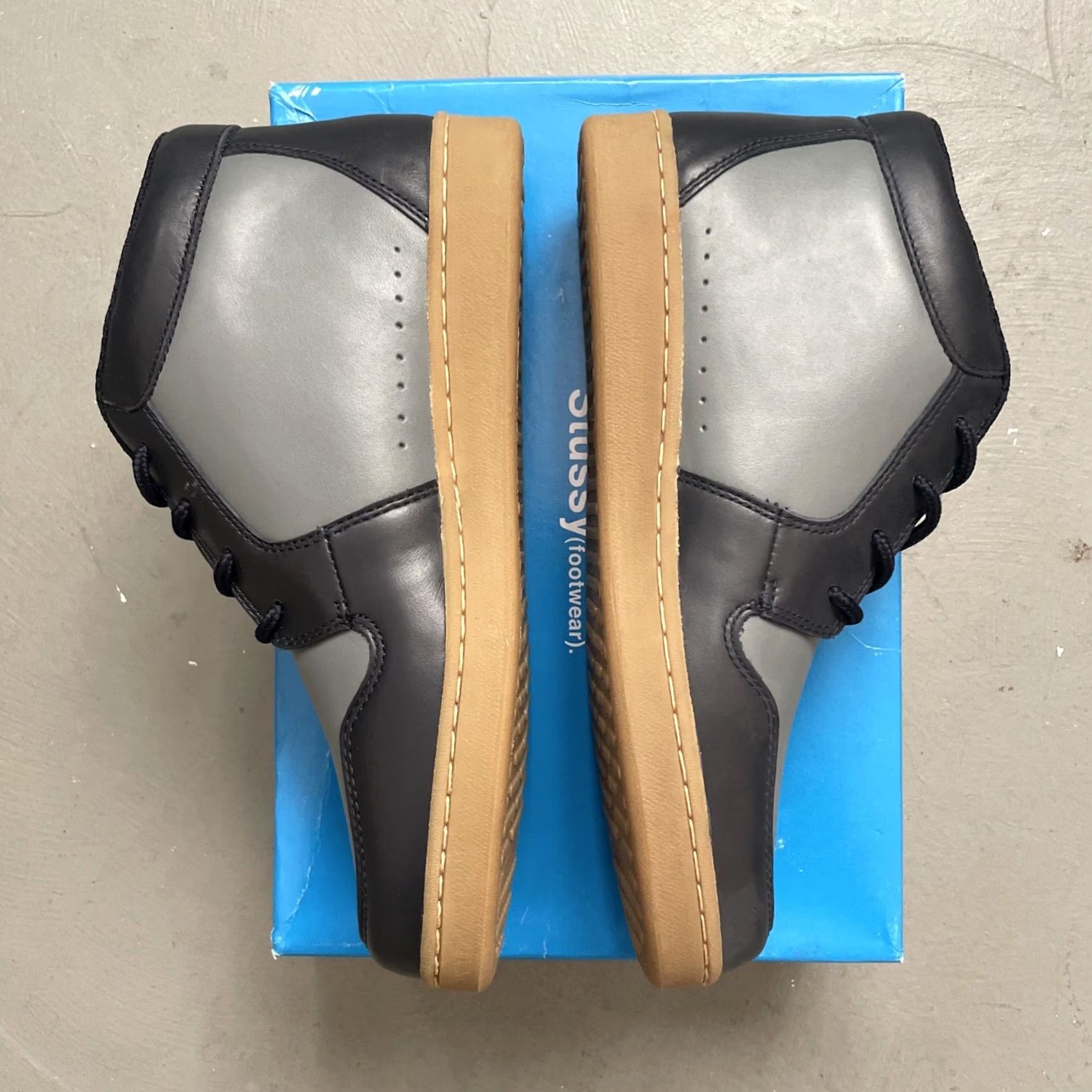 Imperial VINTAGE Stussy Boots Men's 10 Imperial Leather Casual 1990s-Y2K See Photos DEADSTOCK Box 1990s Mens Boots Size US 10 / EU 43 - 4 Thumbnail