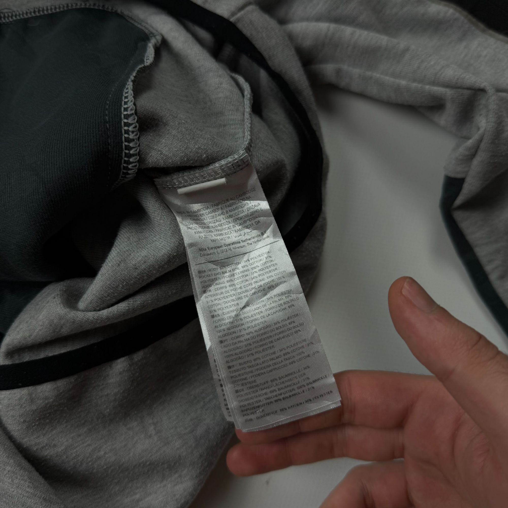 Nike Nike Tech Fleece Windrunner S Grey Heather Drill Y2K Full Zi Size US S / EU 44-46 / 1 - 5 Thumbnail