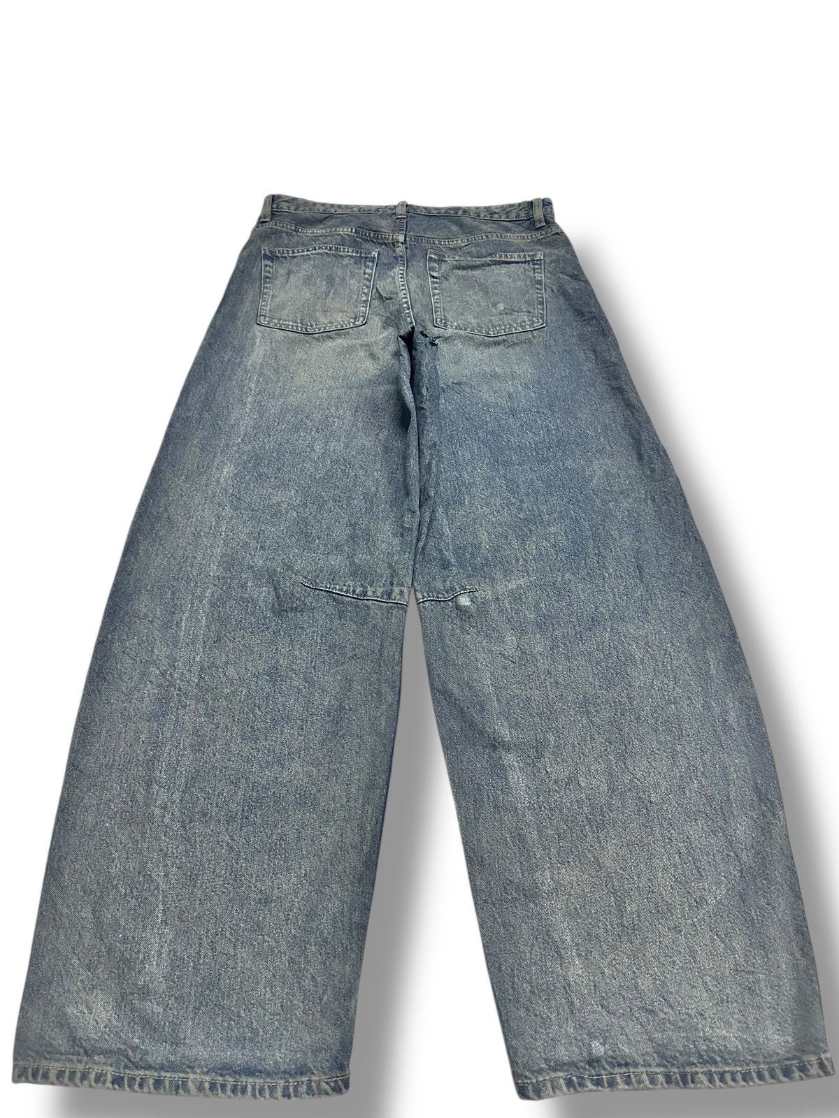 GU GU Vintage Baggy Loose Style Jeans With Faded Wash Size US 33 - 2 Thumbnail
