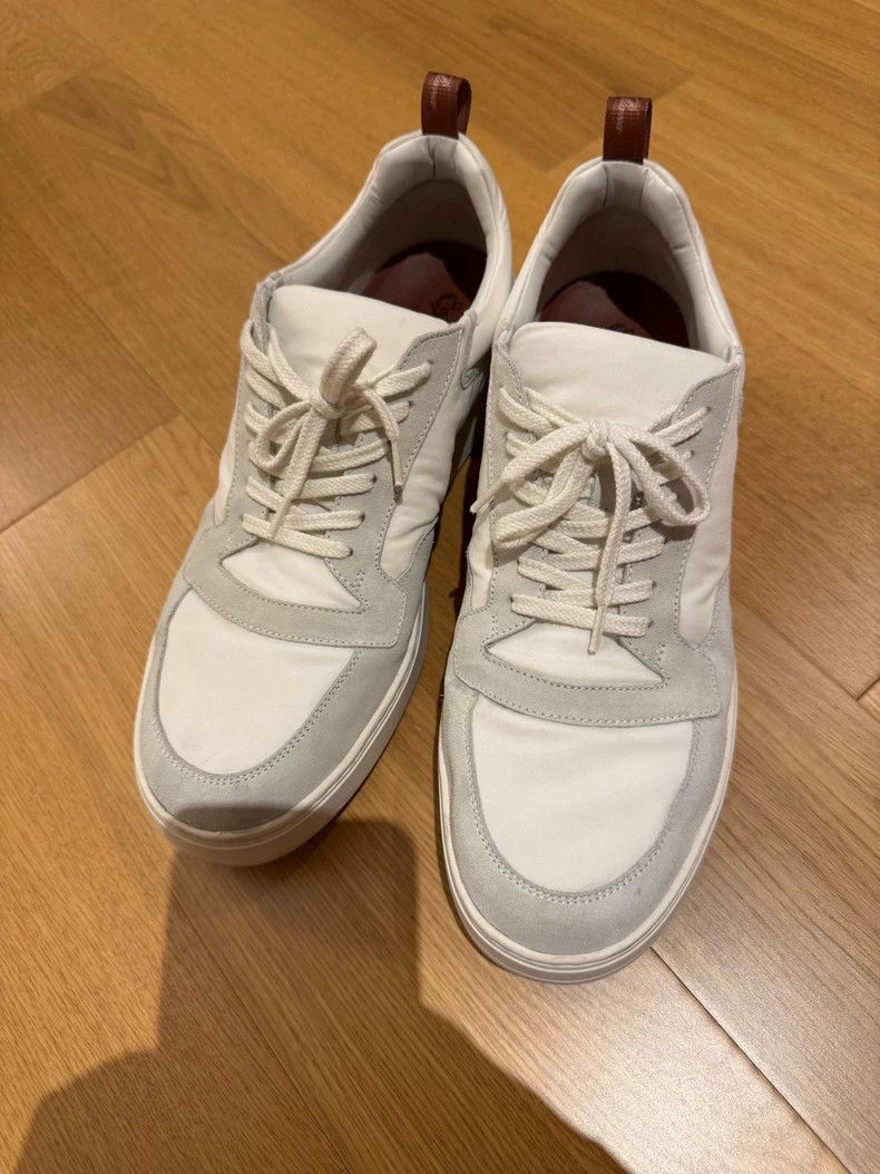 Loro Piana LORO PIANA Newport Walk White Athletic Shoes Size US 10 / EU 43 - 1 Thumbnail