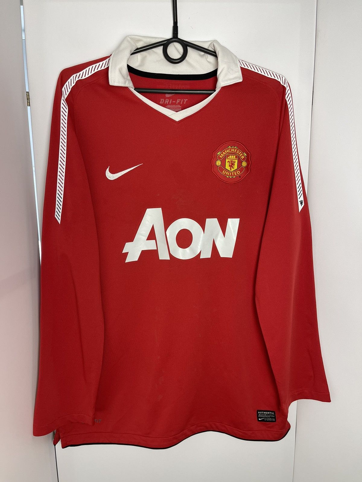 Nike Vintage Nike Manchester United long sleeve size M Size US M / EU 48-50 / 2 - 4 Thumbnail