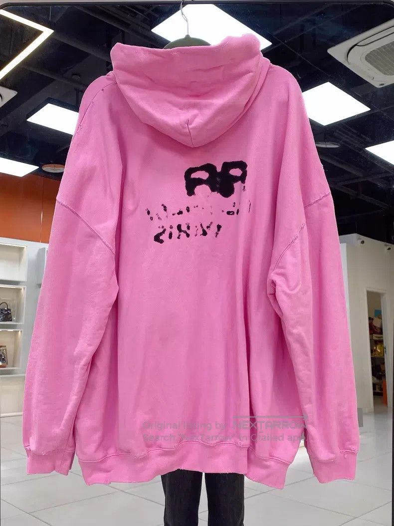 Balenciaga Balenciaga Pink Hoodie Size US XS / EU 42 / 0 - 2 Thumbnail