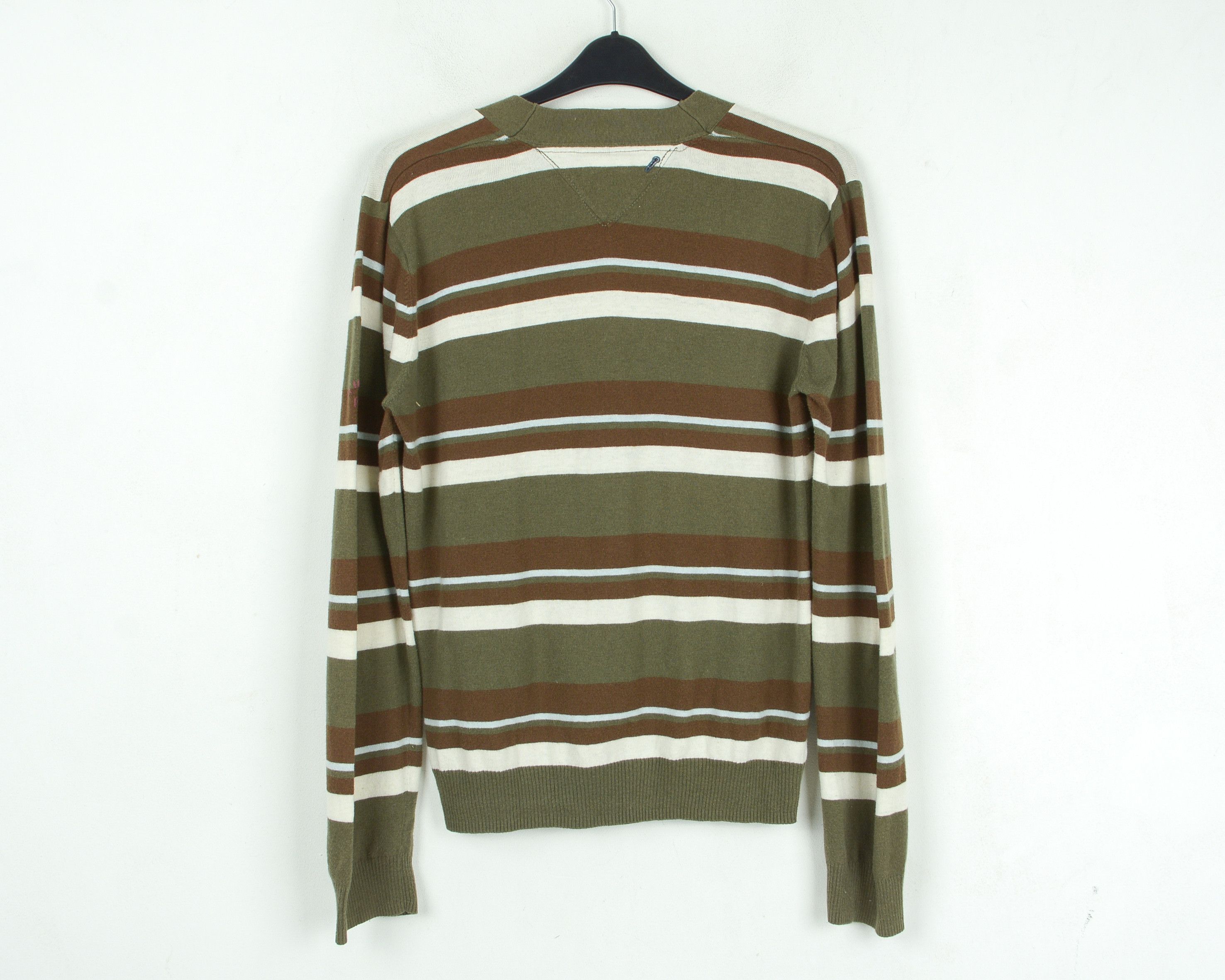 Tommy Hilfiger Denim Jumper L Cardigan Sweater Jacket V-Neck Cotton Wool Size US L / EU 52-54 / 3 - 5 Thumbnail