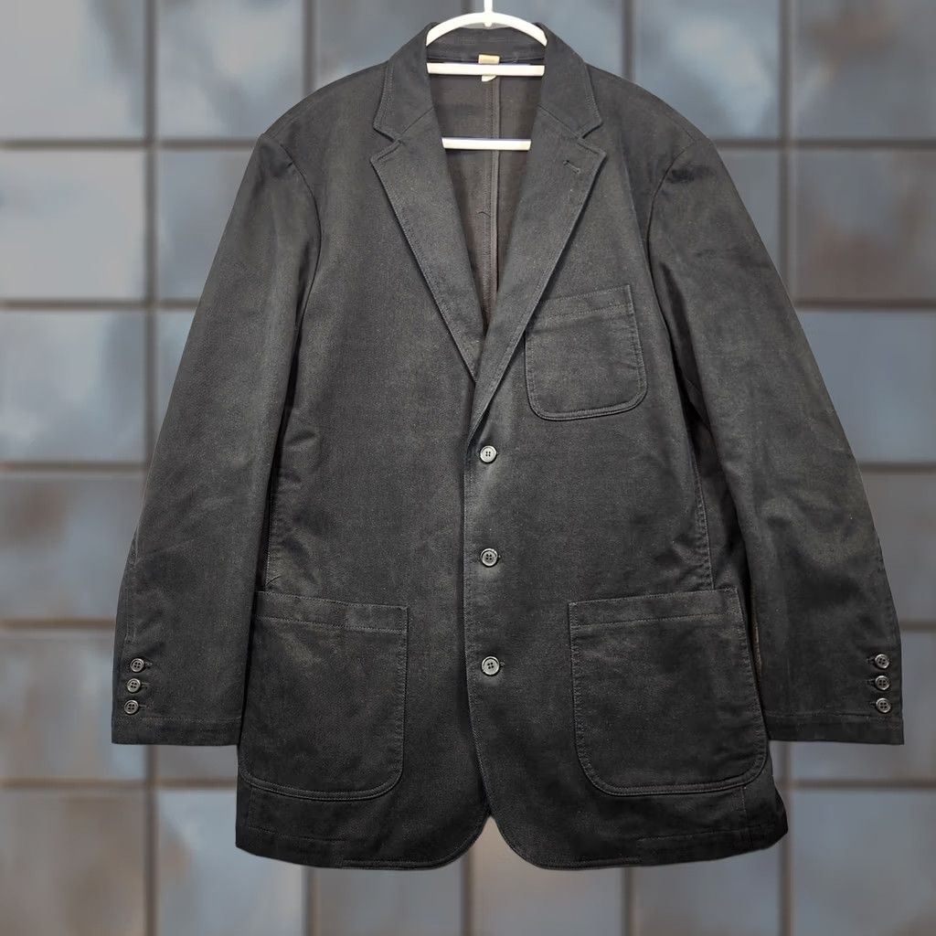 The Territory Ahead The Territory Ahead Mens Jacket 42R Black Corduroy Fine Wale Blazer Sport Coat Size 42R - 1 Thumbnail