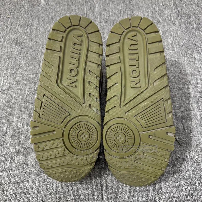 Louis Vuitton Louis Vuitton Camouflage fat Ding trainer shoes Size US 7 / EU 40 - 4 Thumbnail
