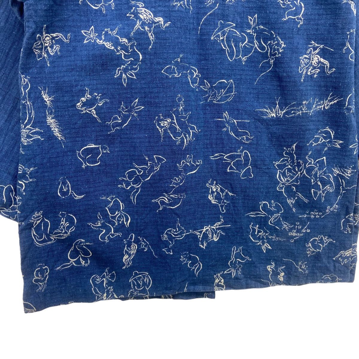 Japanese Brand Japanese Traditional Sashiko Kendo Kurama Print Buttonlesss Size US S / EU 44-46 / 1 - 20 Thumbnail