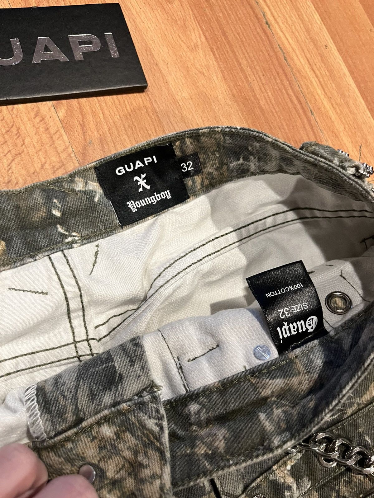 GUAPI Guapi x NBA Youngboy camo pants Size US 34 / EU 50 - 6 Thumbnail