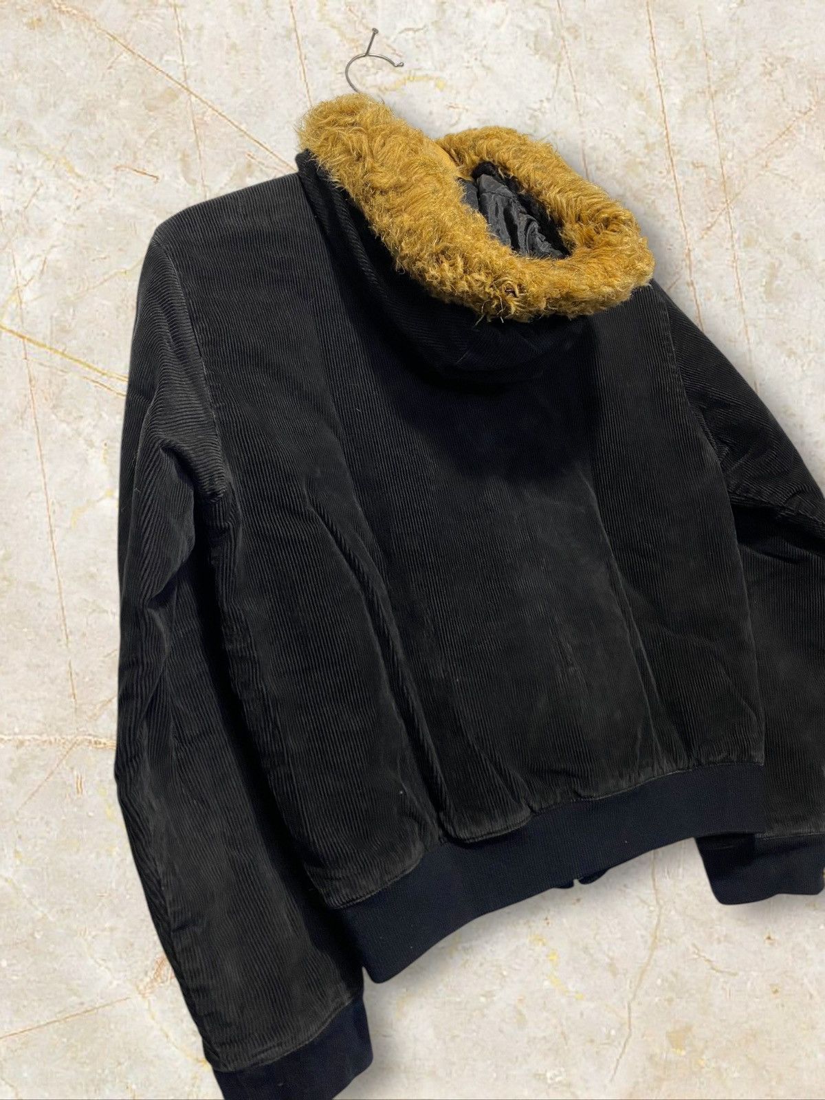 Japanese Brand Blue Moon Blue Corduroy fur hoodie Size US M / EU 48-50 / 2 - 8 Thumbnail