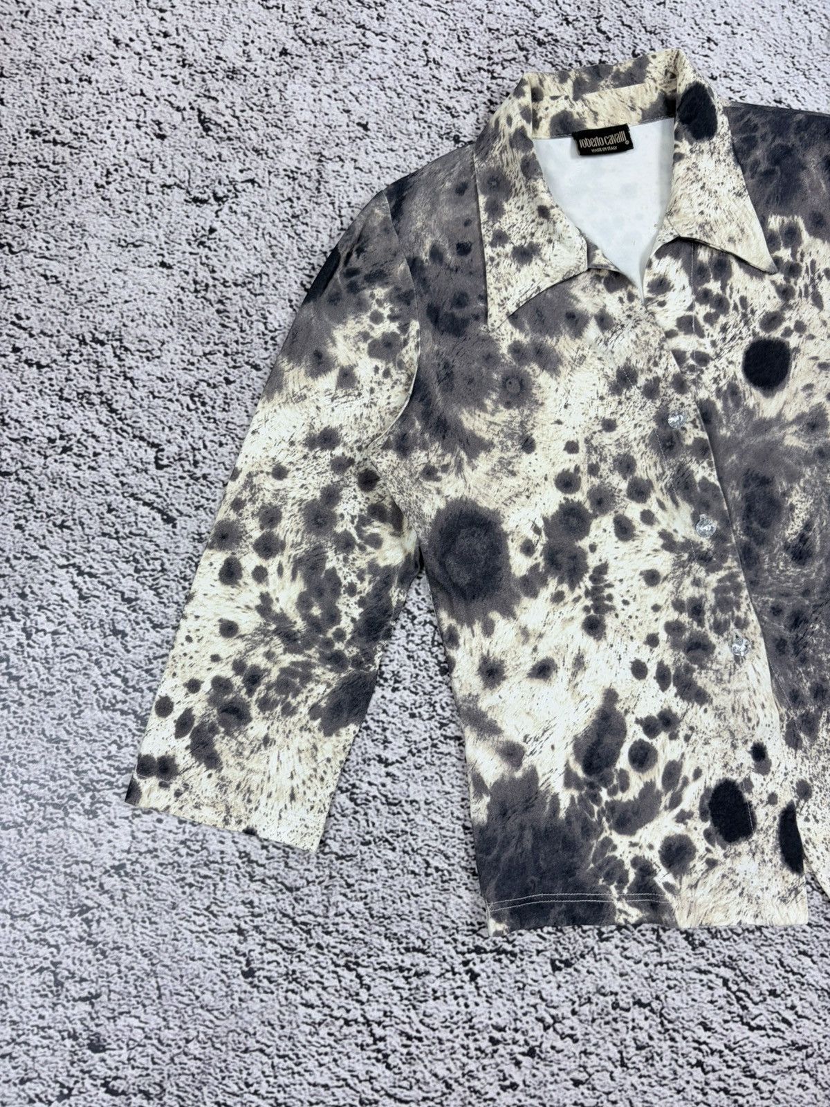Roberto Cavalli Vintage Roberto Cavalli Y2K Animal Pattern AOP Print Shirt Size M / US 6-8 / IT 42-44 - 2 Thumbnail