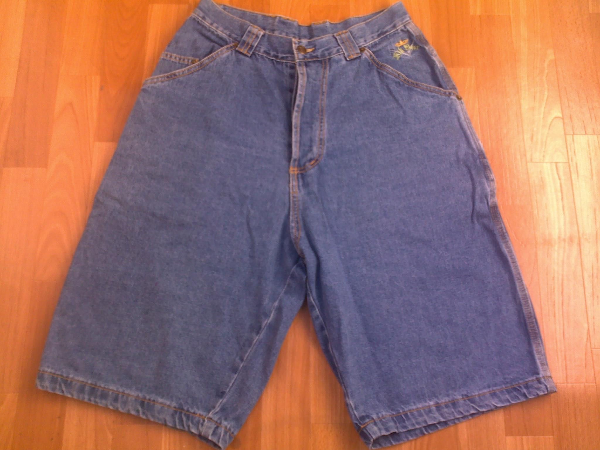 Vintage KIK WEAR jeans shorts, vintage Made in USA, baggy KikWear 32 Size US 32 / EU 48 - 2 Thumbnail