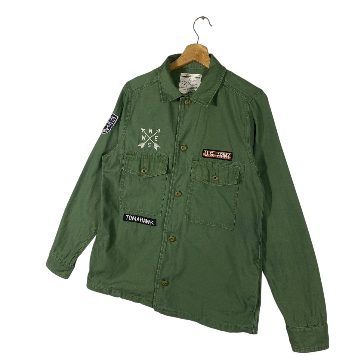 Japanese Brand Rodeo Crown Native Chimayo Button Shirt M Size Green Colour Size US M / EU 48-50 / 2 - 2 Thumbnail