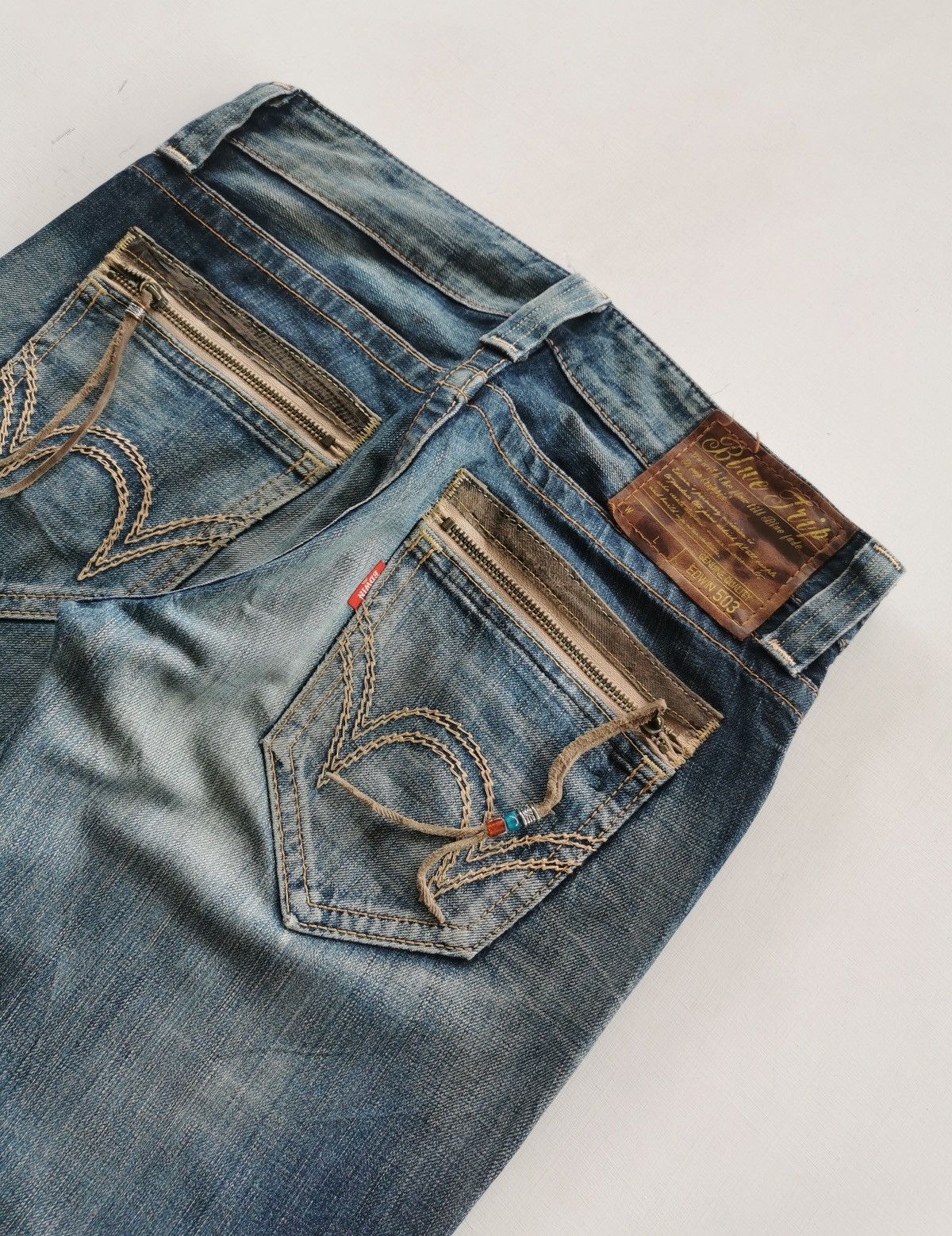 Edwin Edwin 503 Distressed Jeans Size US 30 / EU 46 - 8 Thumbnail