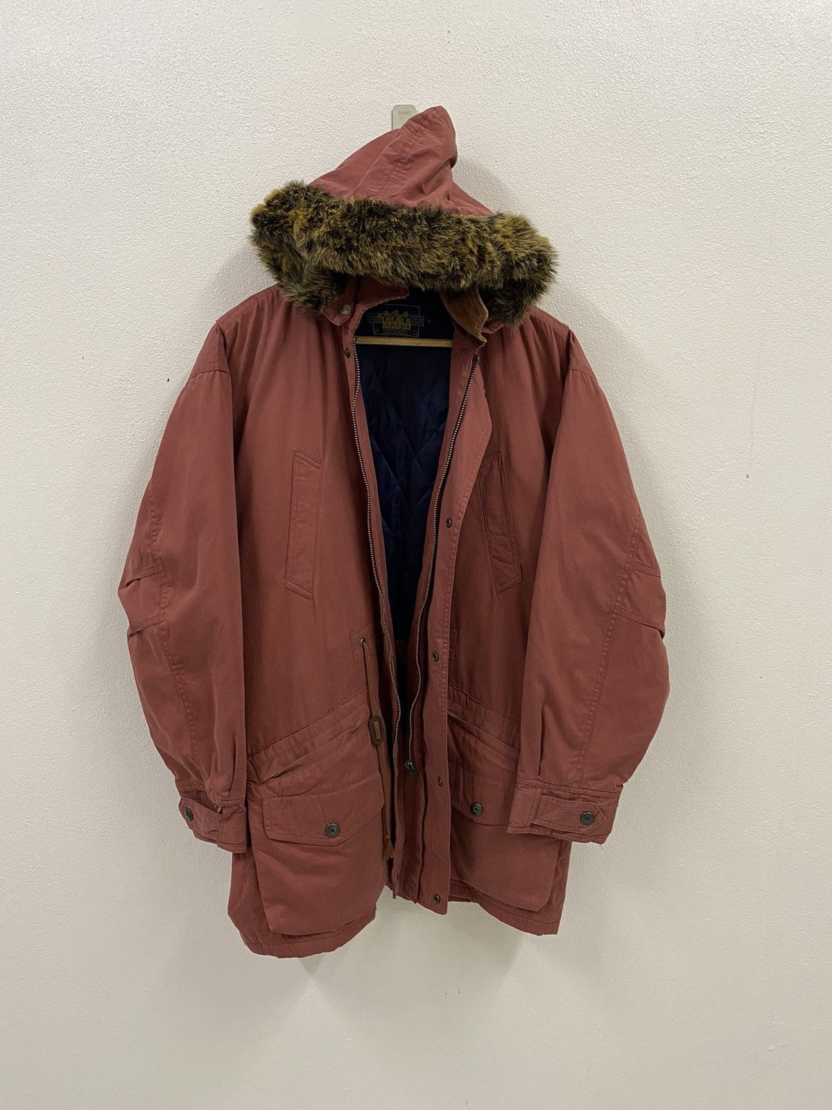 Chaps Ralph Lauren Vtg Chaps Ralph Lauren Parka Fur Hooded Size US L / EU 52-54 / 3 - 2 Thumbnail