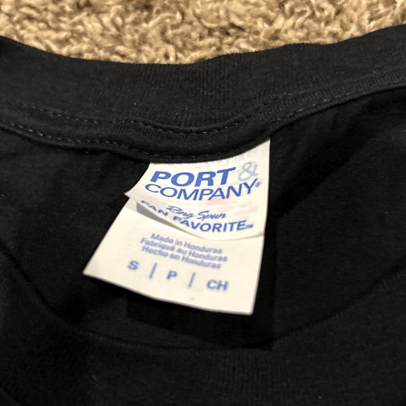 Port & Company Port & Company Mahi Mahi Adult S T Shirt Black Cotton Fish Crew Neck Short Sleeve Cotton T-Shirt Men Size US S / EU 44-46 / 1 - 2 Thumbnail