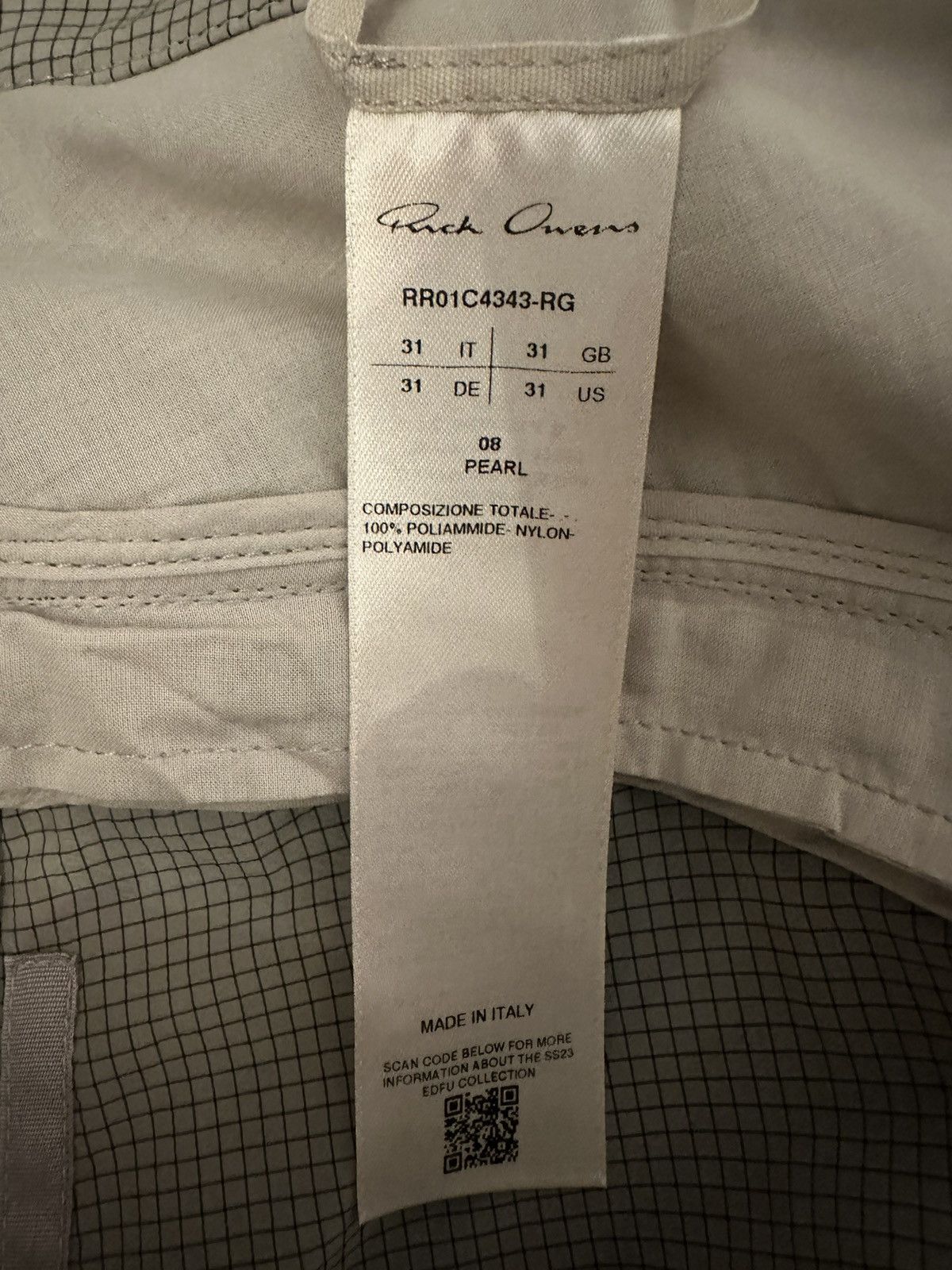 Rick Owens BOLAN BANANA Pants 31 Size US 31 - 7 Thumbnail