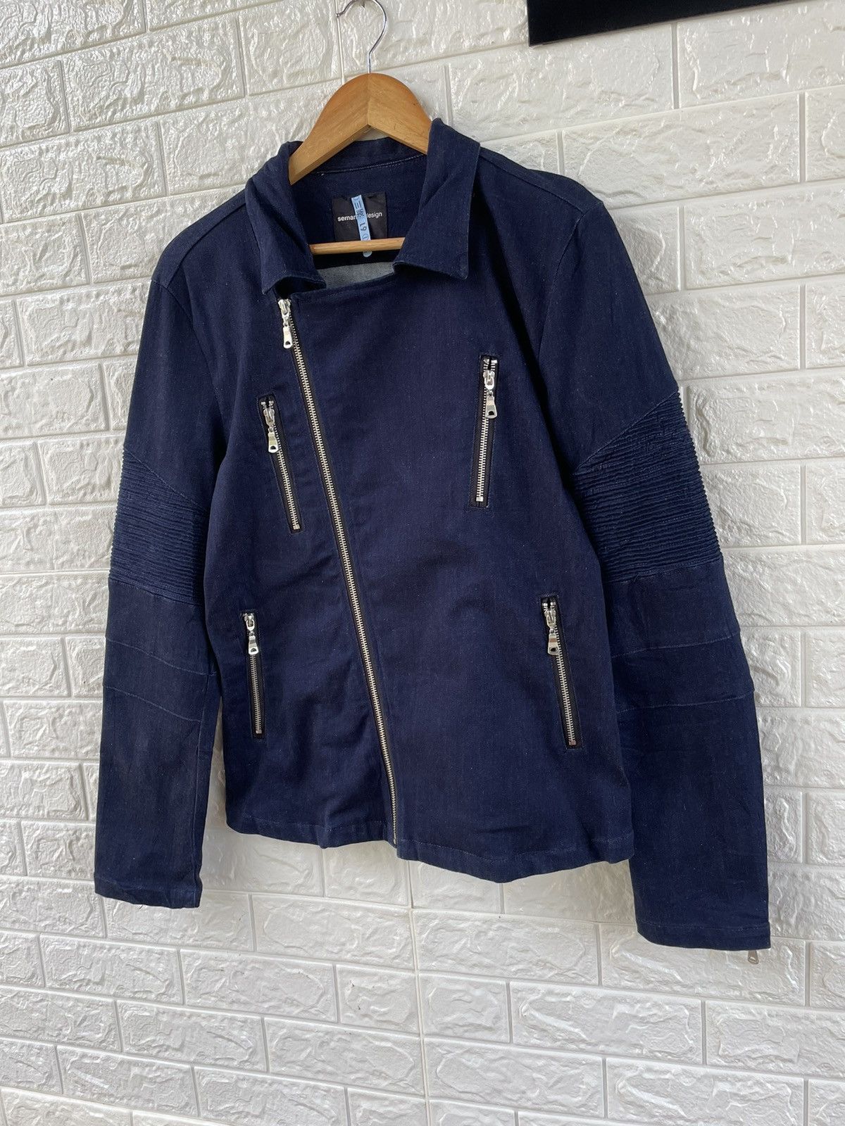 Japanese Brand Japanese Brand Semantic Design Denim Jacket Size US L / EU 52-54 / 3 - 4 Thumbnail