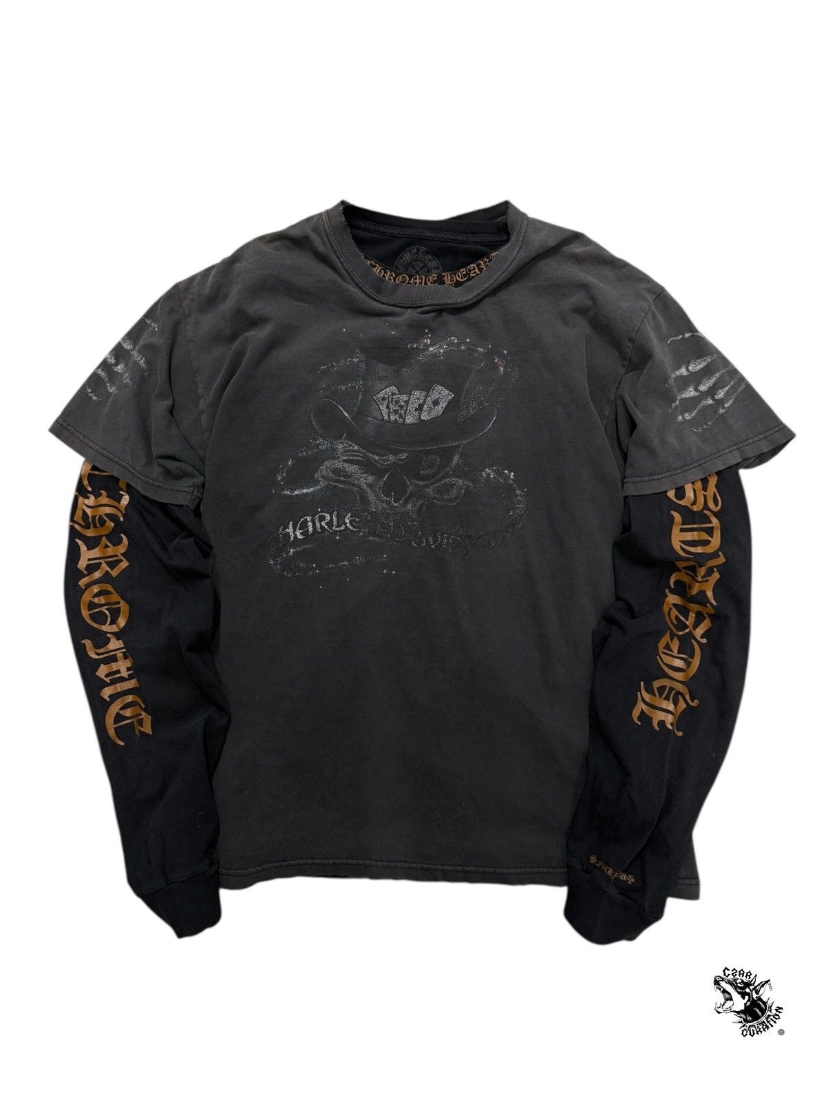 Harley Davidson Vintage Harley davidson skeleton T Size US M / EU 48-50 / 2 - 1 Thumbnail