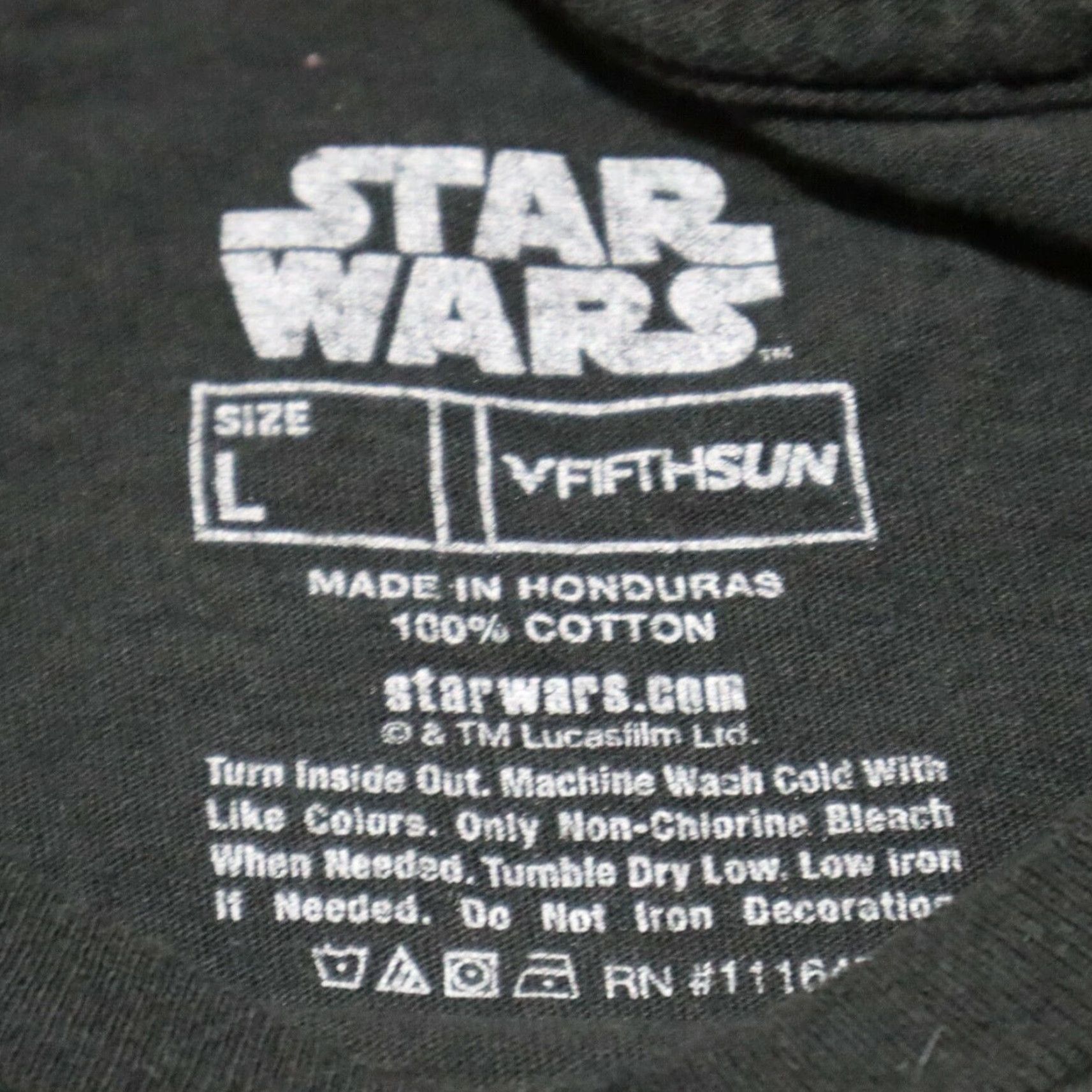 Star Wars VINTAGE Darth Vader Star Wars T-Shirt Womens Size L Black Short Sleeve Funny Size L / US 10 / IT 46 - 3 Thumbnail