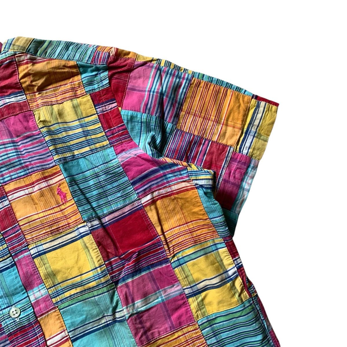 Vintage 2000s Polo Ralph Lauren Multiplaid Patchwork Madras Size US L / EU 52-54 / 3 - 5 Thumbnail