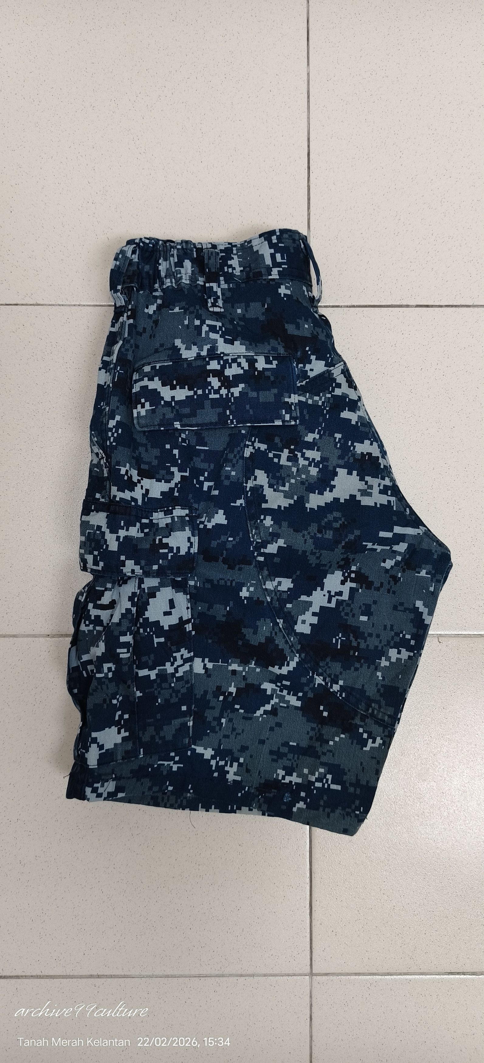 Other US Navy NWU Type I "Blueberries" Digital Camo Custom Shorts Size US 28 / EU 44 - 11 Thumbnail