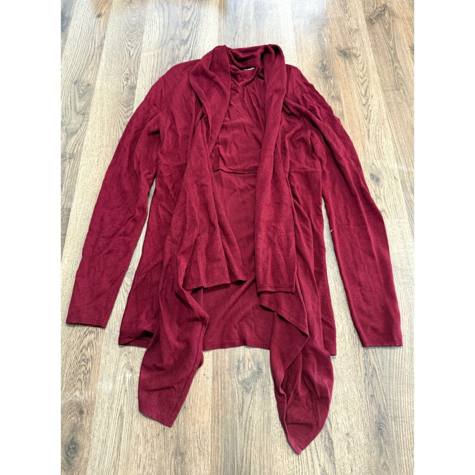 Vintage **Women's Red Open Cardigan Maurices Size Medium Long Sleeve** User: Women's Red Open Cardigan Maurices Size Medium Long Sleeve Size M / US 6-8 / IT 42-44 - 2 Thumbnail