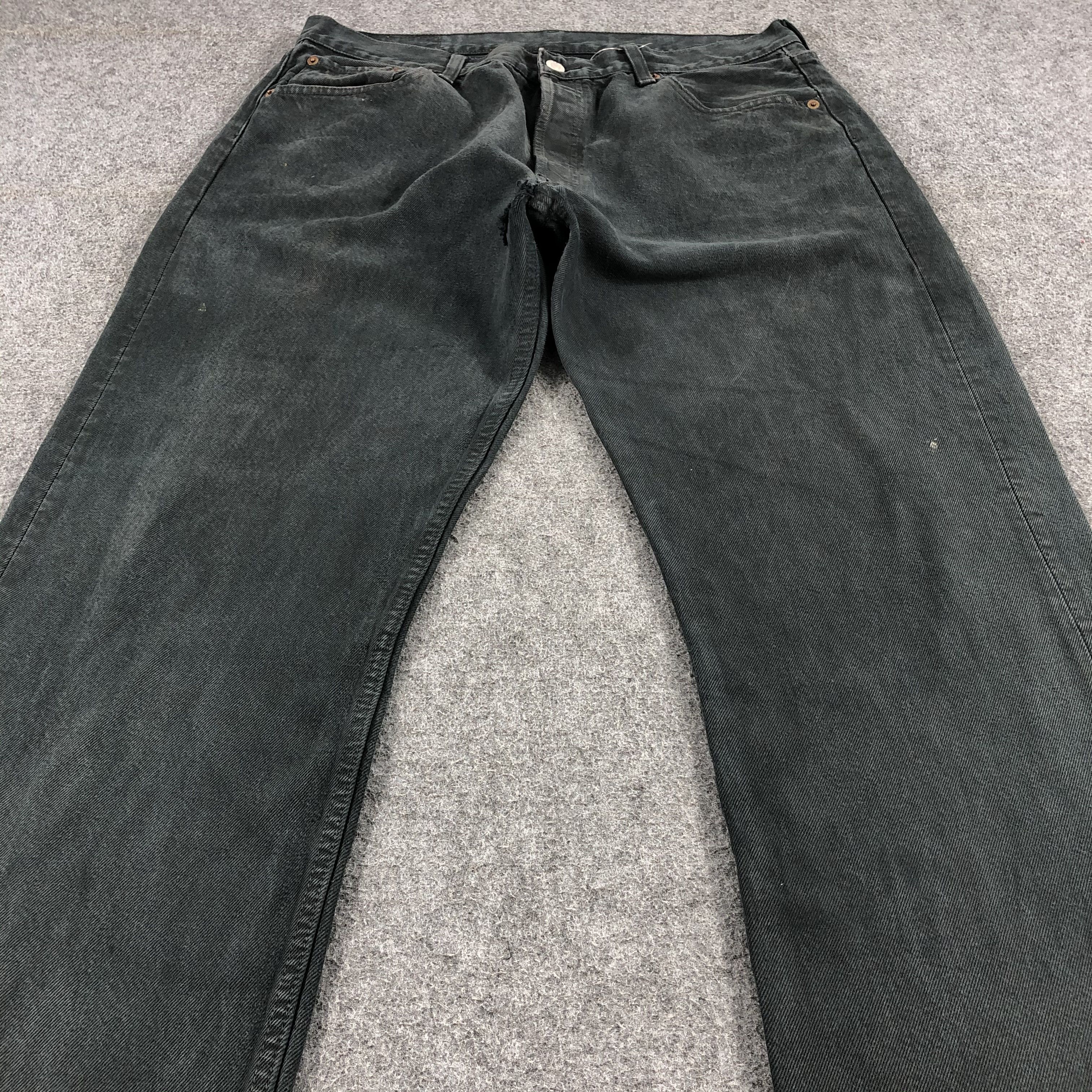 Levi's × Vintage Vintage Faded Black Levis 501 Jeans-JM1631 Size US 35 - 3 Thumbnail