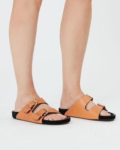Isabel Marant Isabel Marant LENNYO Open-toed Leather Sandals Size US 8.5 / IT 38.5 - 2 Thumbnail