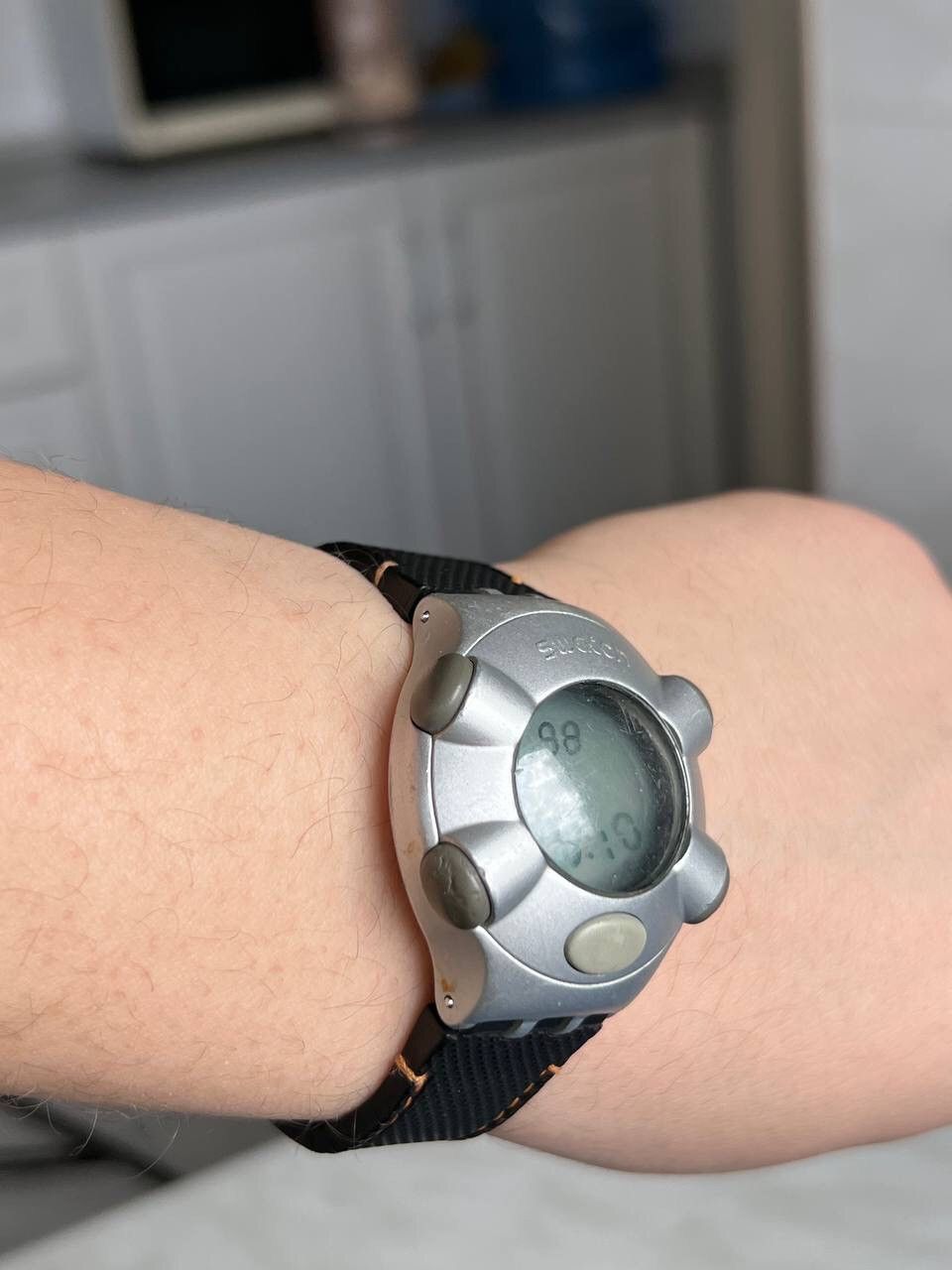 Japanese Brand × Vintage Vintage Futuristic Form Watch Digital Bubble Swatch Beat Size ONE SIZE - 4 Thumbnail