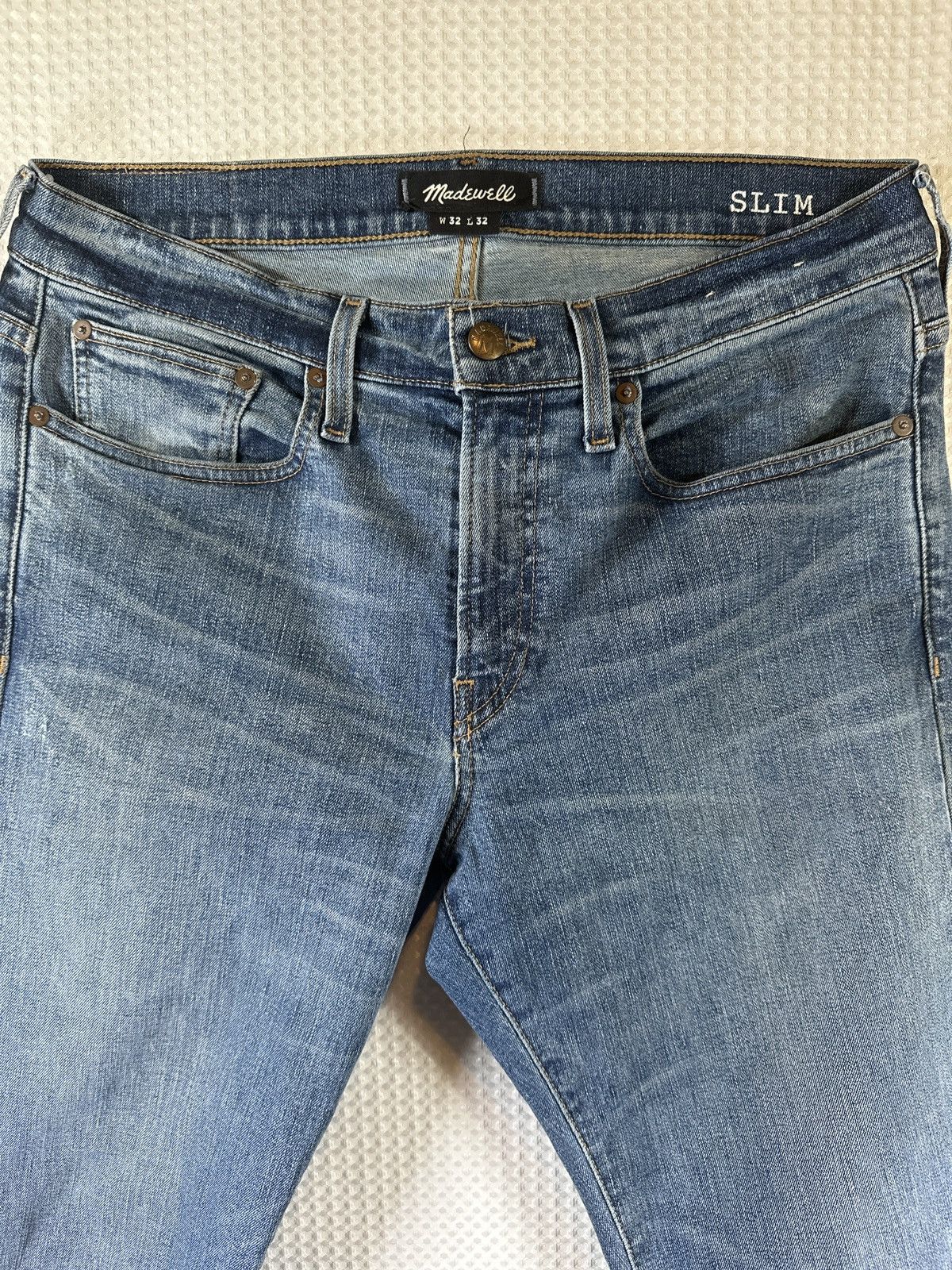 Madewell Madewell Men's Athletic Slim Jeans Size US 32 / EU 48 - 5 Thumbnail