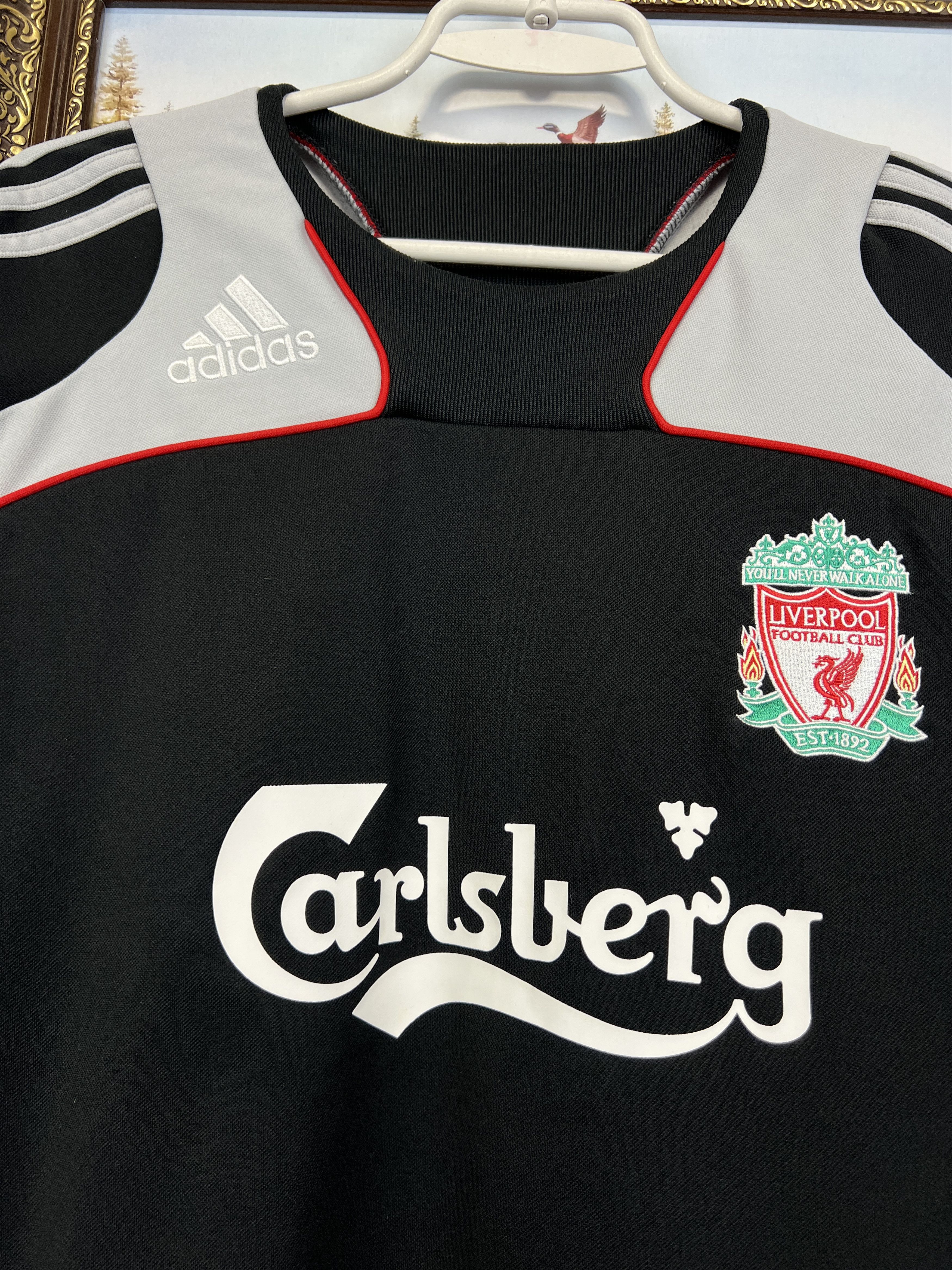 Adidas Vintage Liverpool Football Sweatshirt Soccer Jacket Crewneck Size US L / EU 52-54 / 3 - 3 Thumbnail