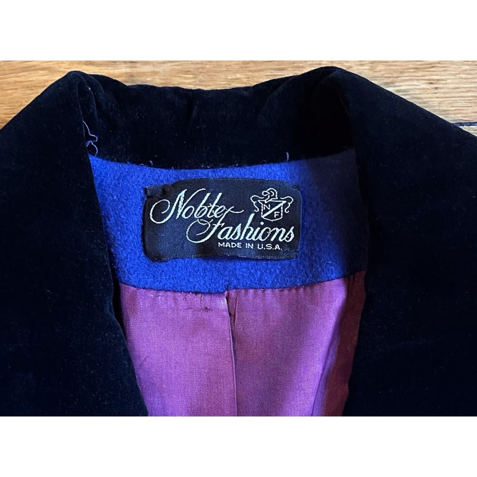 Vintage VINTAGE Noble Fashions Wool Trench Coat Woman’s 14 Blue 90s USA Made Size XL / US 12-14 / IT 48-50 - 5 Thumbnail
