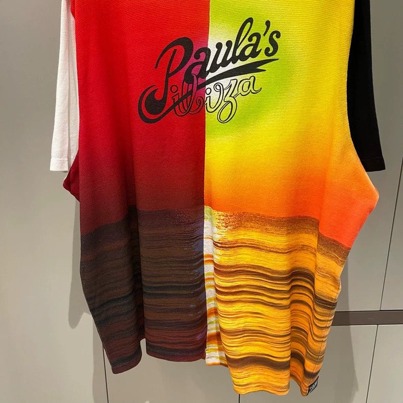 Loewe LOEWE Red and yellow patch sunrise black Logo short sleeve Size M / US 6-8 / IT 42-44 - 3 Thumbnail