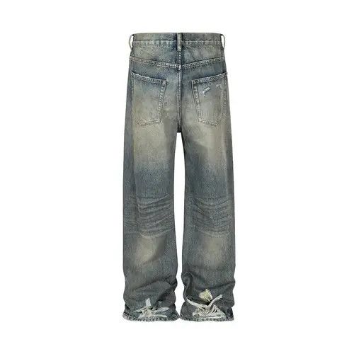 VIBE Washed Dirty Distressed jeans Size US 32 / EU 48 - 5 Thumbnail