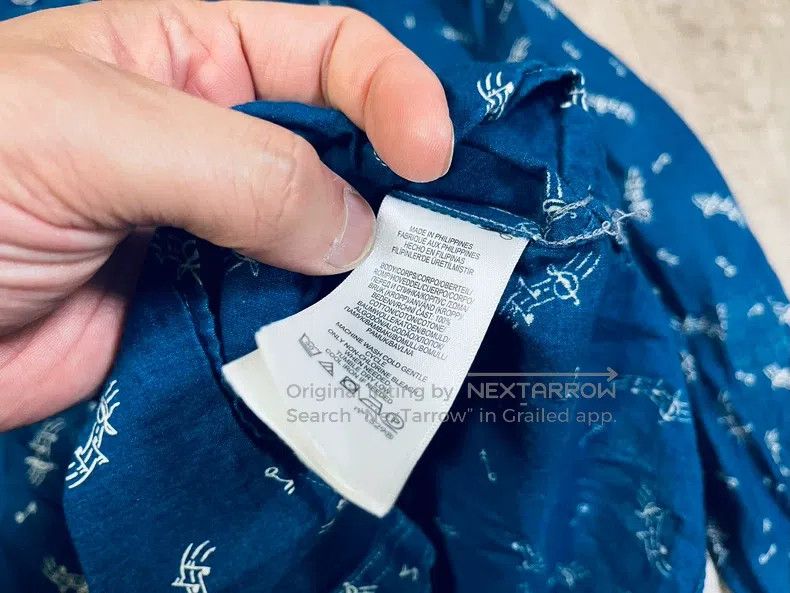RRL Ralph Lauren RRL Ralph Lauren Blue dyed Indigo Philippines produced not Size US L / EU 52-54 / 3 - 7 Thumbnail