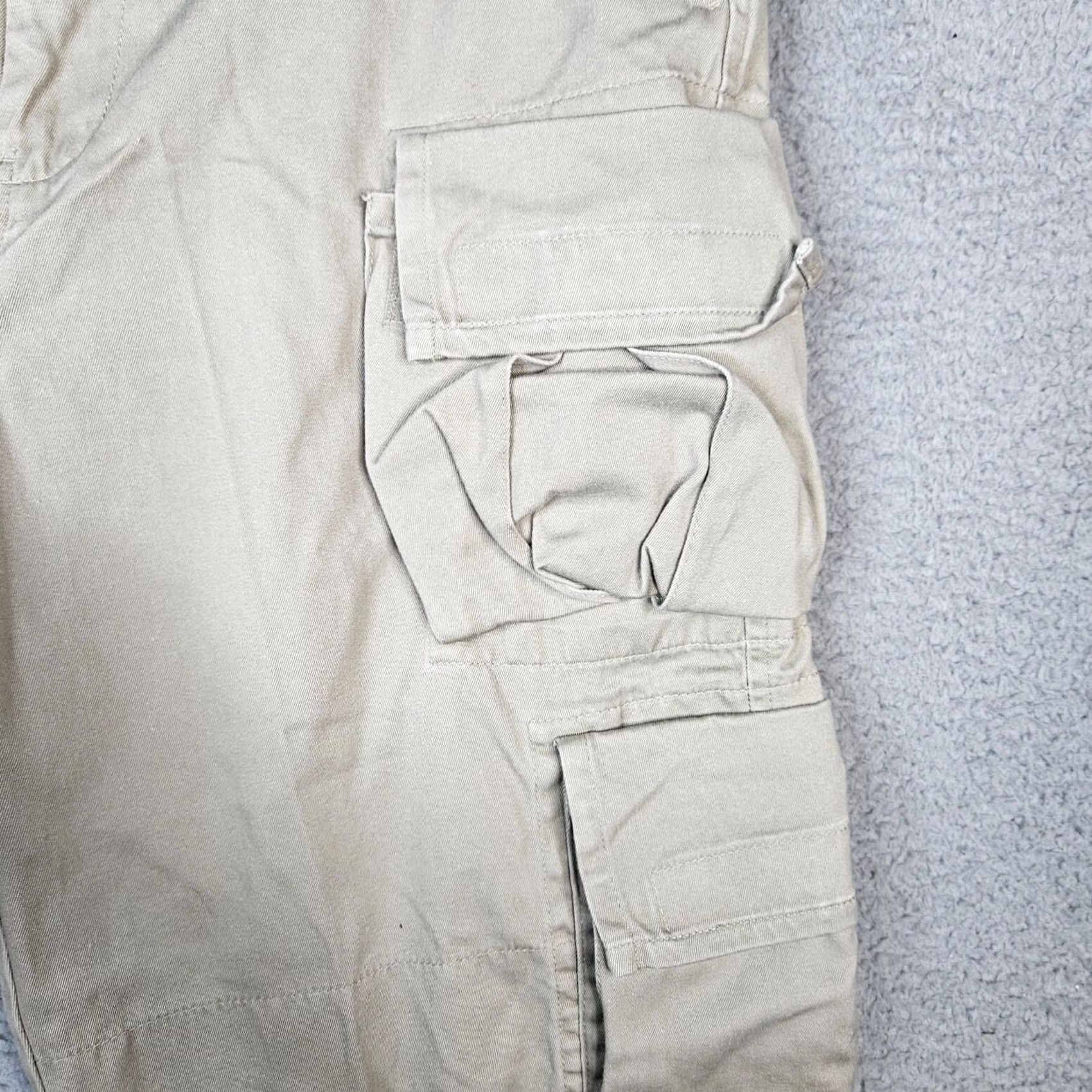 Gap GAP KHAKIS Pants Cargo Wide-Leg Size W35 L31 Beige Regular Mens Vintage No Size US 35 - 2 Thumbnail