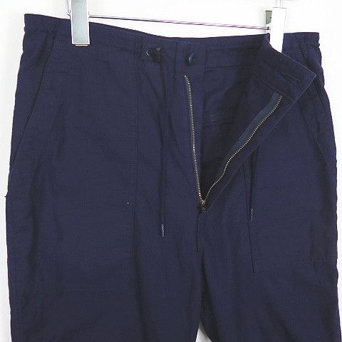 Needles Cropped Pants String Fatigue Cotton Navy Size US 32 / EU 48 - 3 Thumbnail